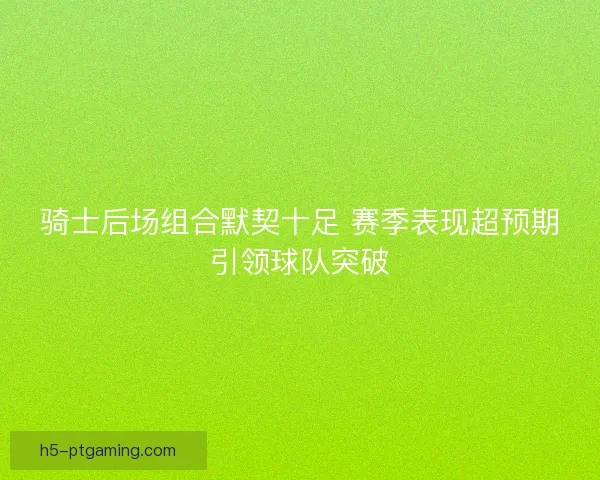 骑士后场组合默契十足 赛季表现超预期引领球队突破